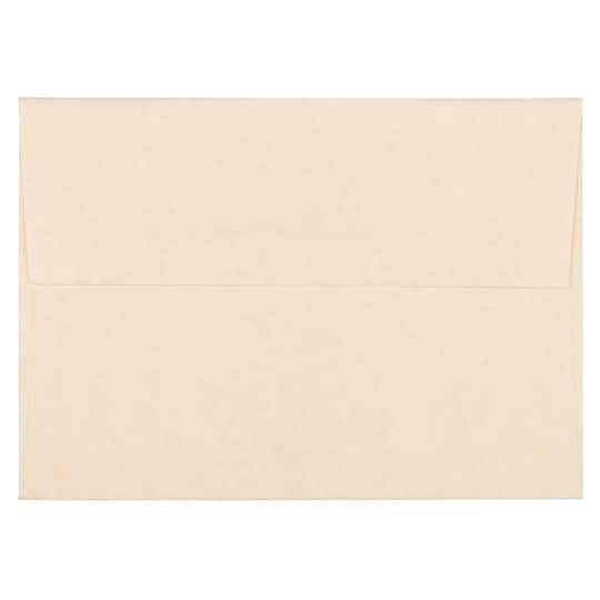 JAM Paper 4.75&#x22; x 6.5&#x22; Parchment Invitation Envelopes, 50ct.